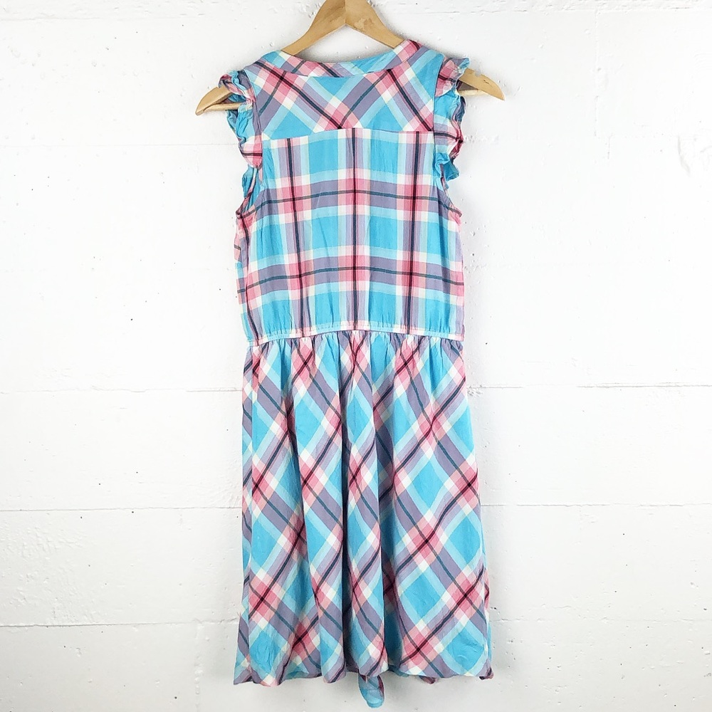 Kensie Plaid Summer Dress - Picture 8 of 9